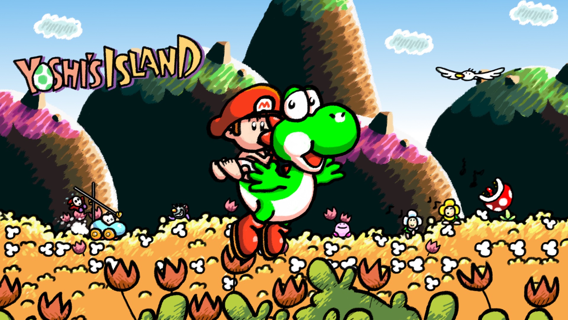 download mario and yoshi