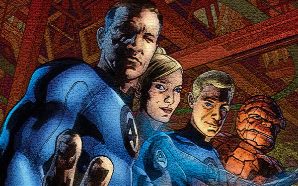 Johnny Storm Susan Storm Reed Richards Ben Grimm Thing (Marvel Comics) Human Torch (Marvel Comics) Invisible Woman Mister Fantastic Comic Fantastic Four HD Desktop Wallpaper | Background Image