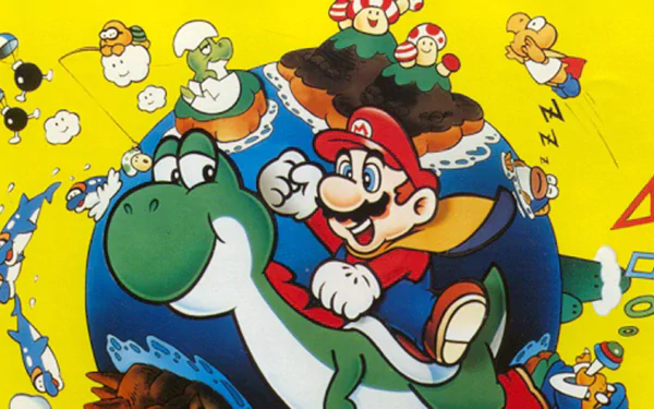 Yoshi video game Super Mario World HD Desktop Wallpaper | Background Image