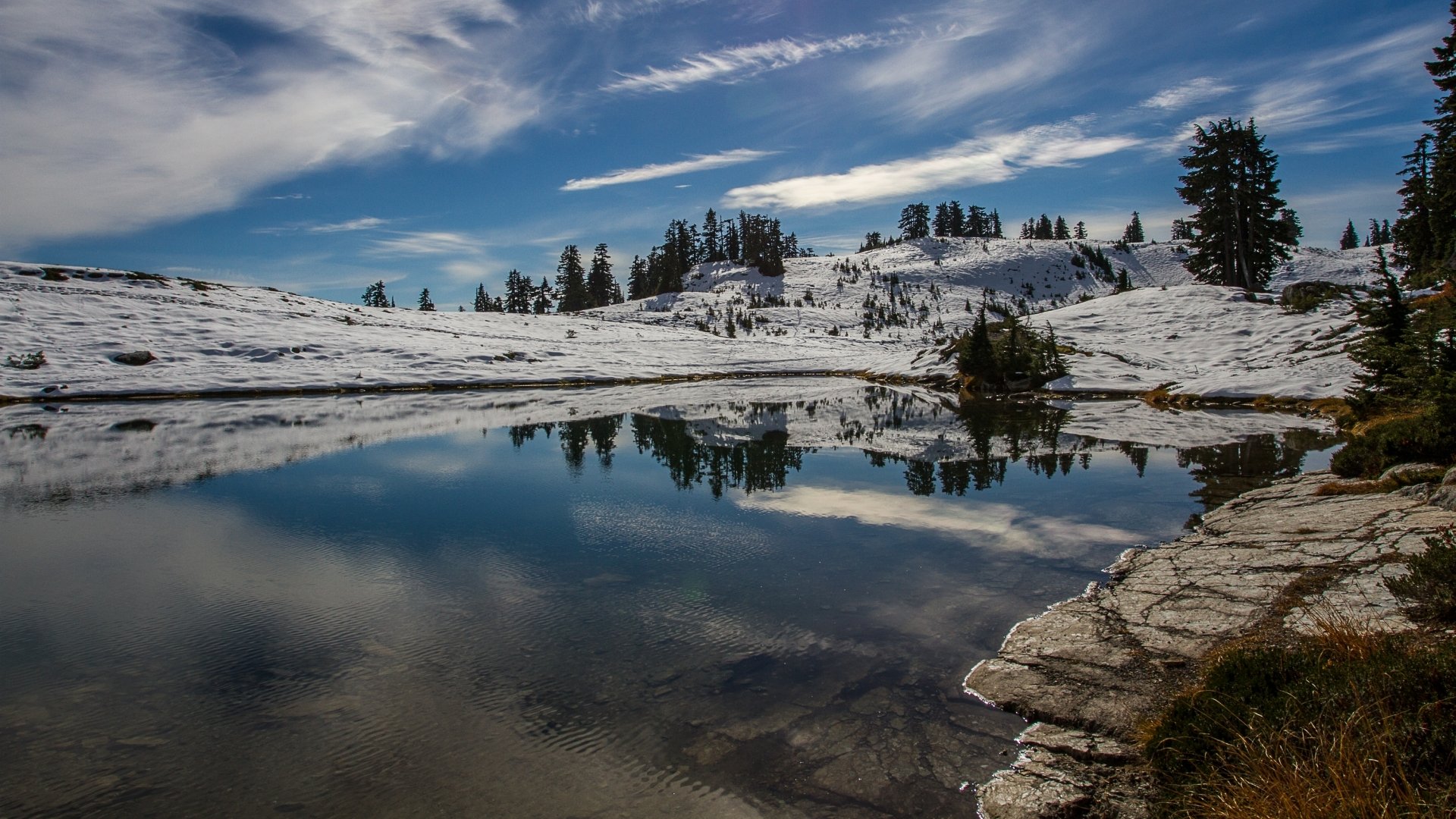 Nature Elfin Lake HD Wallpaper