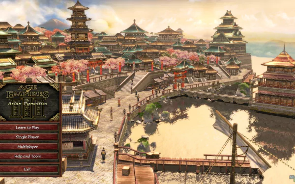 video game Age of Empires III: The Asian Dynasties HD Desktop Wallpaper | Background Image