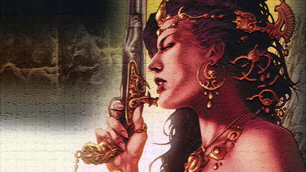 Comic Dejah Thoris HD Desktop Wallpaper | Background Image