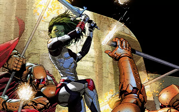 Comic Gamora HD Desktop Wallpaper | Background Image