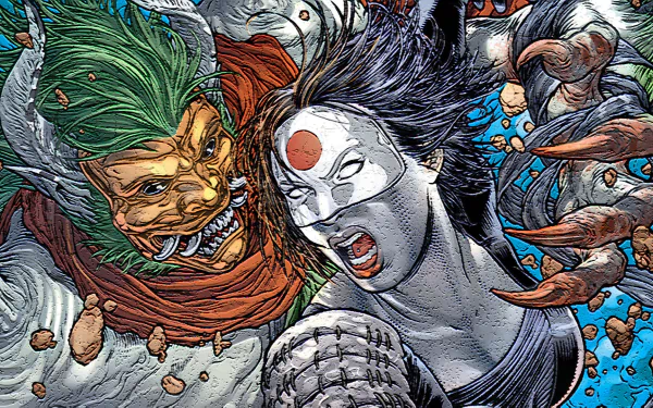 Comic katana HD Desktop Wallpaper | Background Image