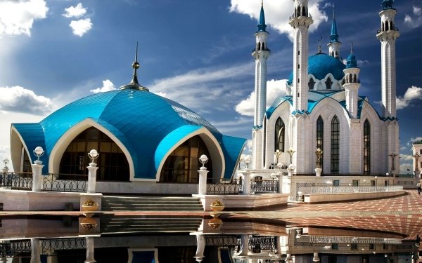 Religious Qolşärif Mosque Mosques Kazan Russia HD Wallpaper | Background Image