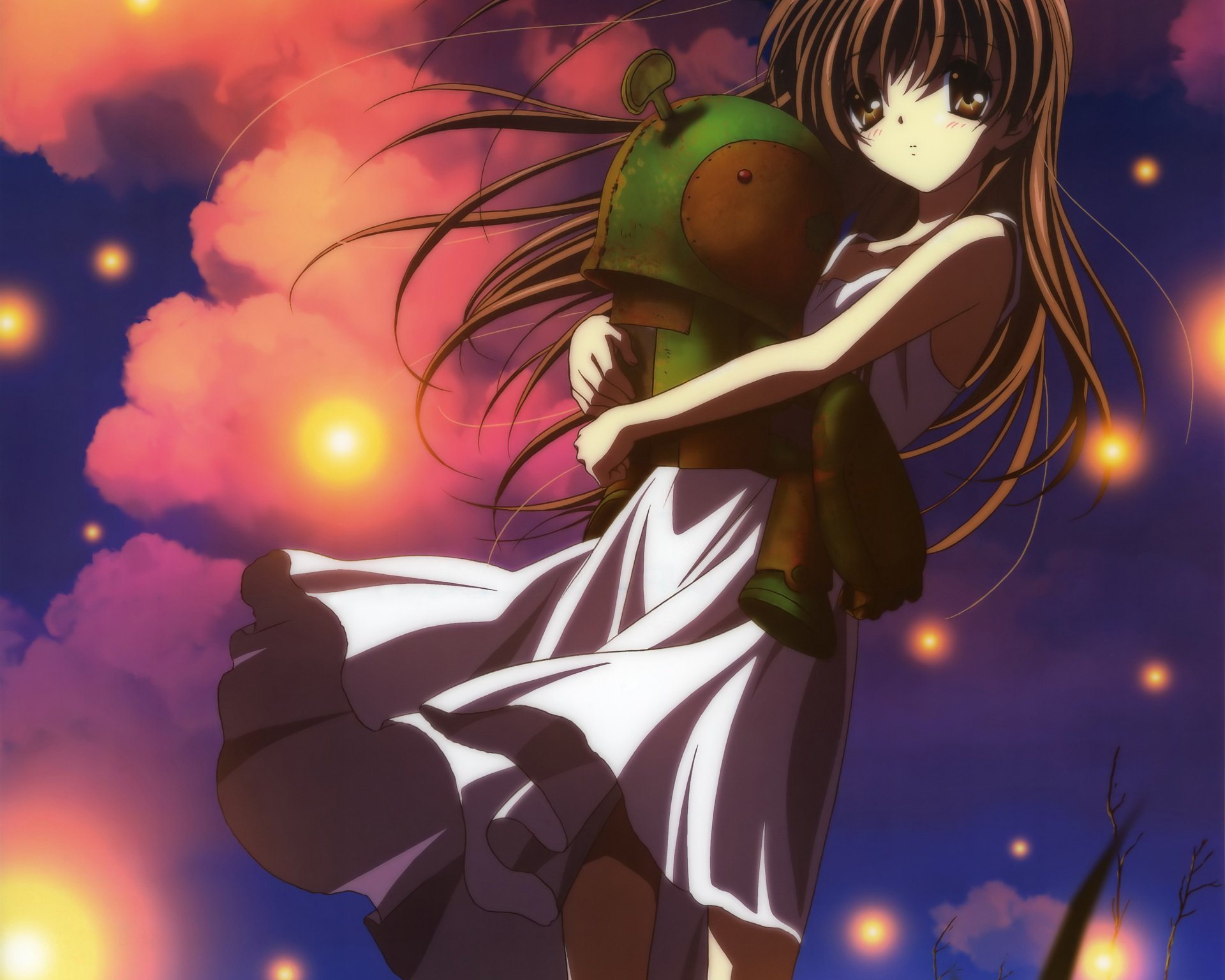 Download Junk Robot Girl From The Illusionary World Anime Clannad 4k Ultra HD Wallpaper