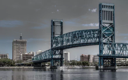 Florida man made Main Street Bridge (Jacksonville) HD Desktop Wallpaper | Background Image
