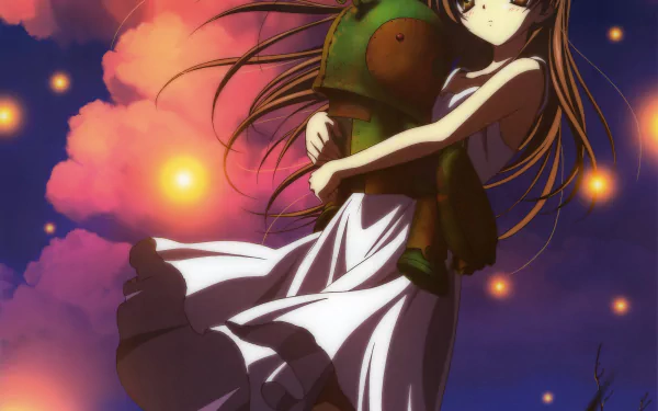 Junk Robot Girl from the Illusionary World Anime Clannad HD Desktop Wallpaper | Background Image