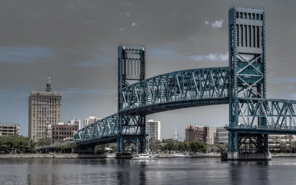 Florida man made Main Street Bridge (Jacksonville) HD Desktop Wallpaper | Background Image