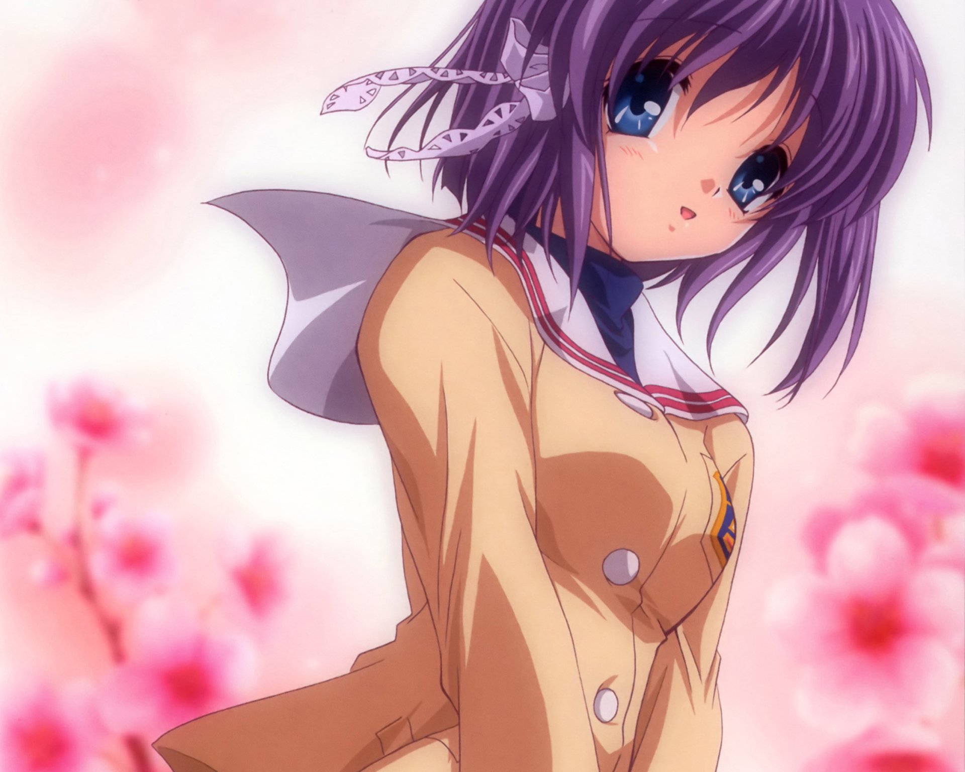 Download Ryou Fujibayashi Anime Clannad HD Wallpaper