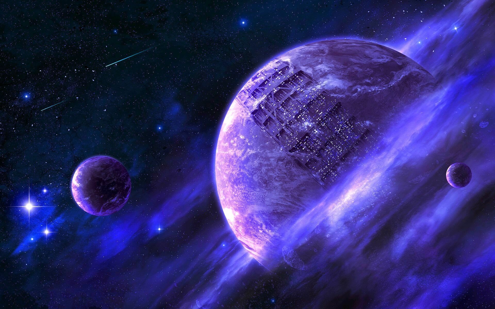 Download Sci Fi Planet HD Wallpaper