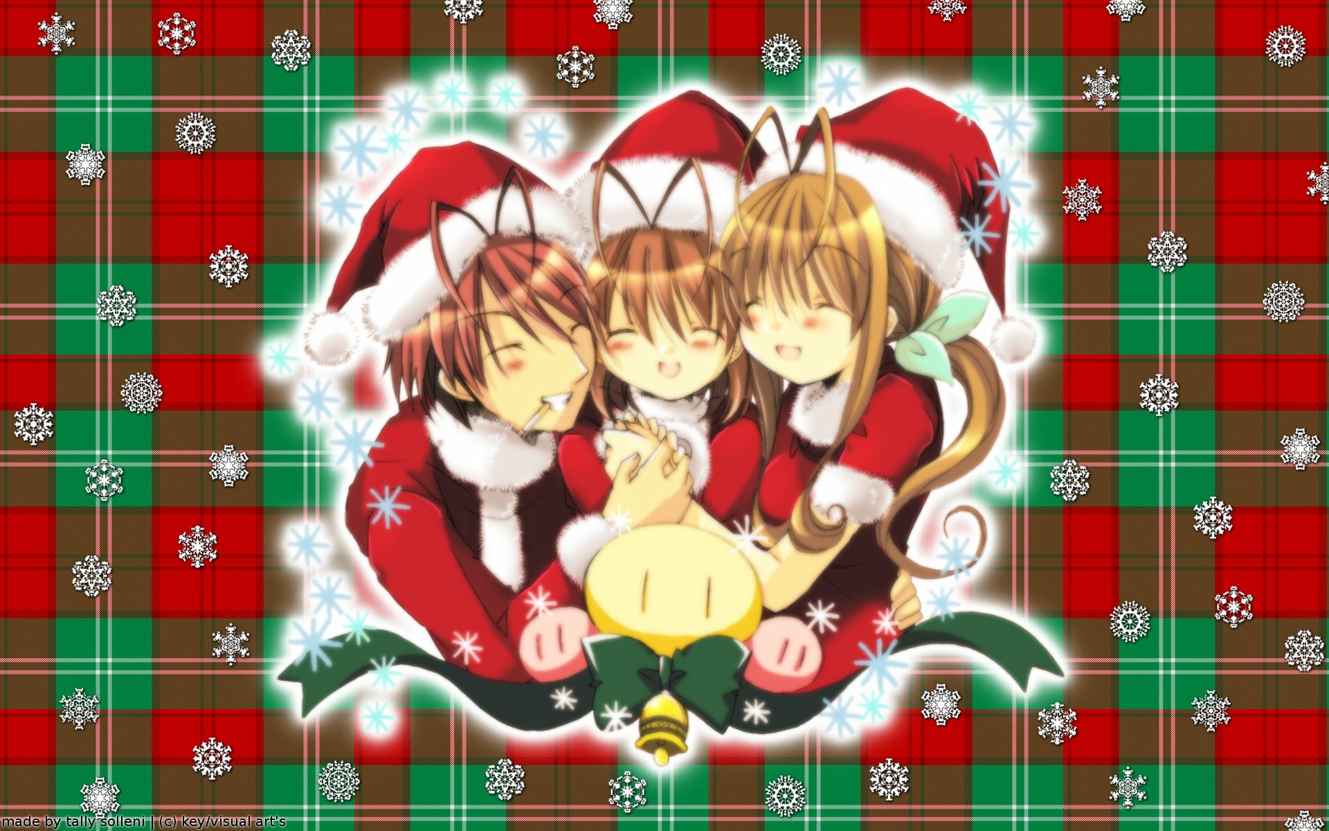 Download Akio Furukawa Sanae Furukawa Nagisa Furukawa Anime Clannad HD Wallpaper