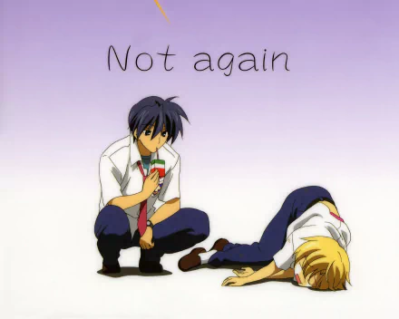 Youhei Sunohara Tomoya Okazaki Anime Clannad HD Desktop Wallpaper | Background Image