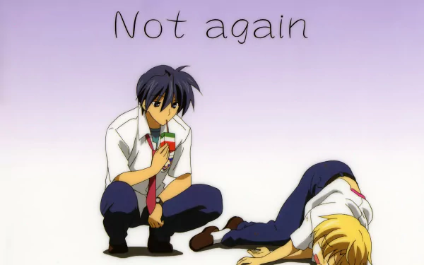 Youhei Sunohara Tomoya Okazaki Anime Clannad HD Desktop Wallpaper | Background Image