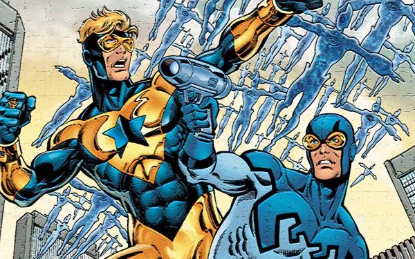 Ted Kord DC Comics Blue Beetle (DC Comics) Comic Booster Gold HD Desktop Wallpaper | Background Image