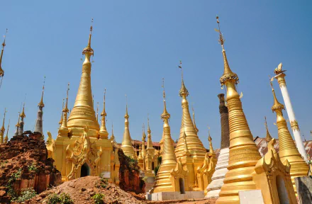 buddha stupa ancient civilization India religious temple HD Desktop Wallpaper | Background Image