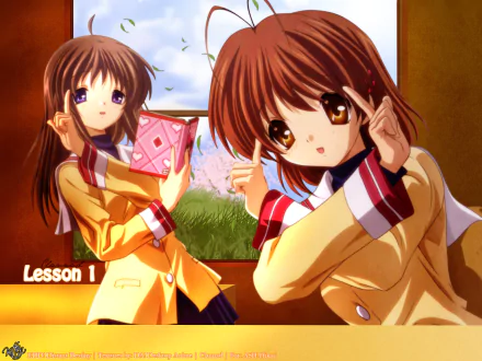 Yukine Miyazawa Nagisa Furukawa Anime Clannad HD Desktop Wallpaper | Background Image