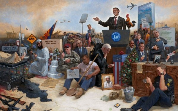 Artistic Politics Barack Obama HD Wallpaper | Background Image