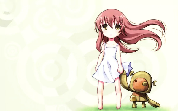 Junk Robot Girl from the Illusionary World Anime Clannad HD Desktop Wallpaper | Background Image