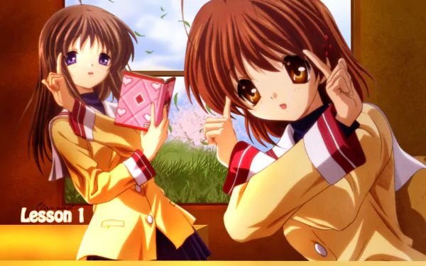 Yukine Miyazawa Nagisa Furukawa Anime Clannad HD Desktop Wallpaper | Background Image