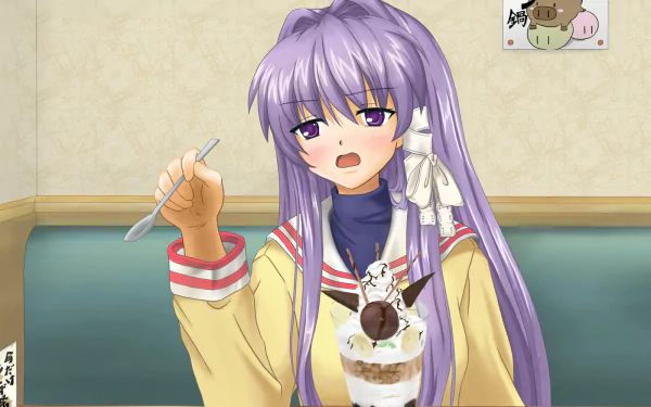 Botan (Clannad) Kyou Fujibayashi Anime Clannad HD Desktop Wallpaper | Background Image