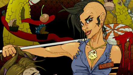 Comic High Fructose Zombies HD Desktop Wallpaper | Background Image