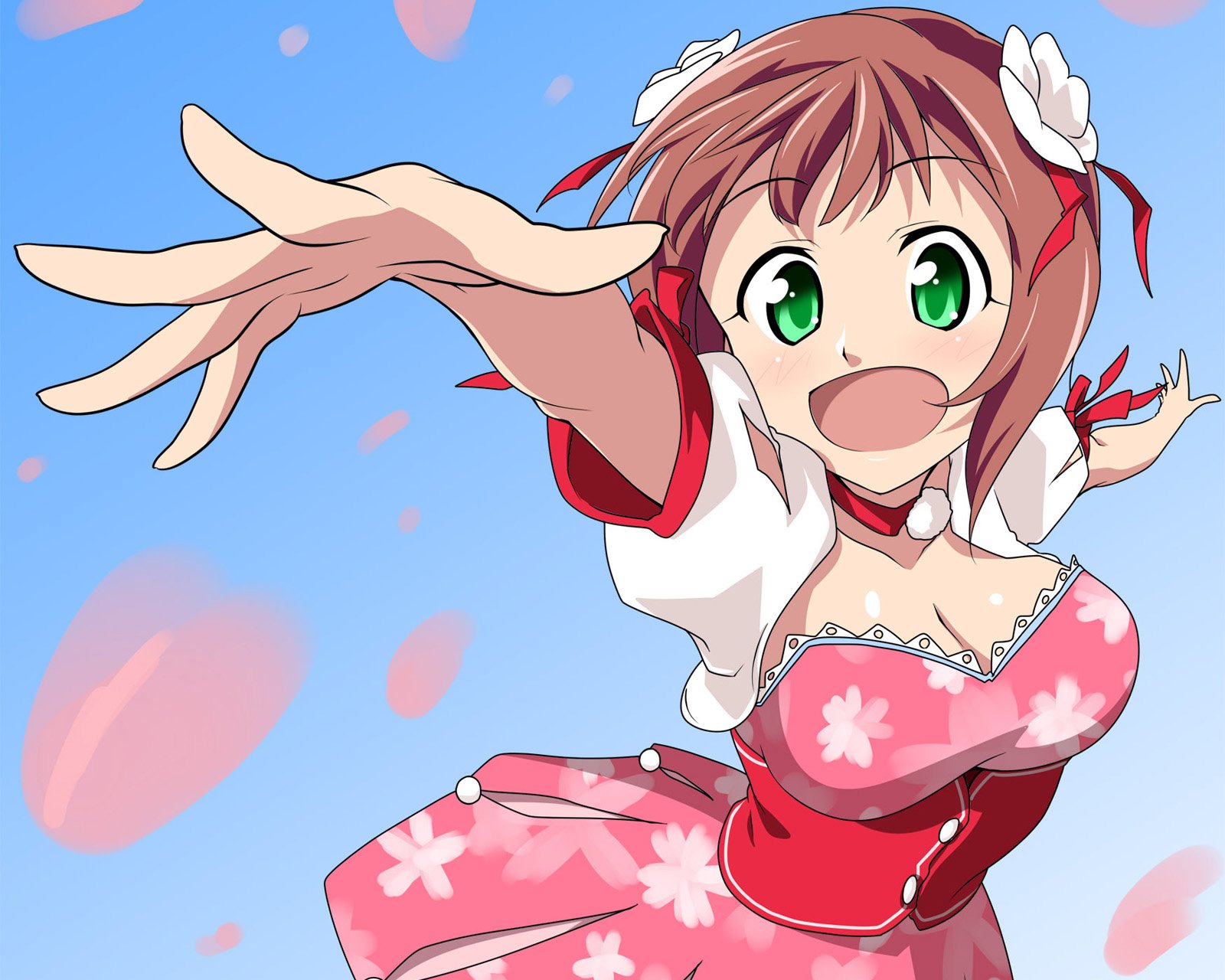 Download Haruka Amami Anime The IDOLM@STER Wallpaper