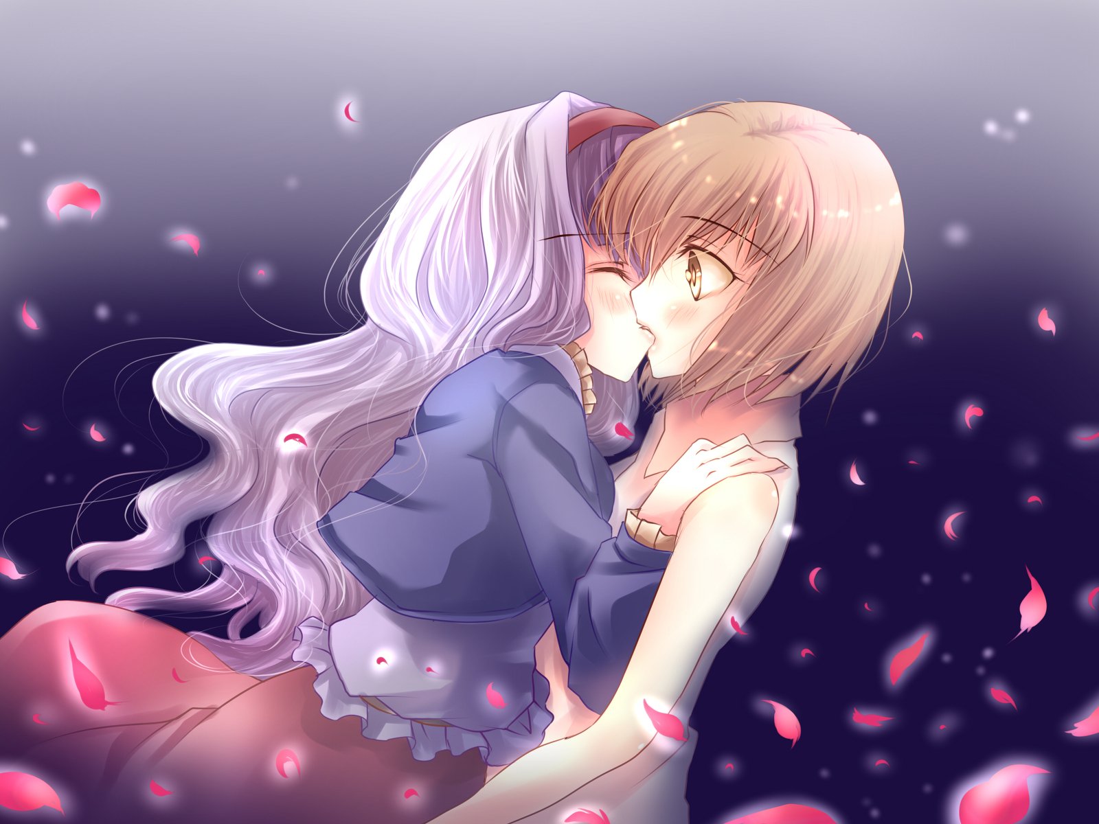 Download Kiss Yukiho Hagiwara Takane Shijou Anime The IDOLM@STER Wallpaper