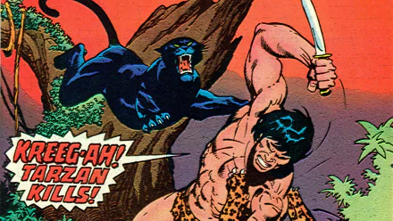 Comic Tarzan HD Desktop Wallpaper | Background Image