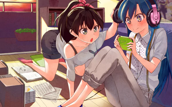 Hibiki Ganaha Chihaya Kisaragi Anime The iDOLM@STER HD Desktop Wallpaper | Background Image