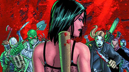 Comic Hack/Slash HD Desktop Wallpaper | Background Image