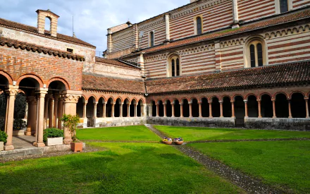 religious Church of Saint Zeno Verona HD Desktop Wallpaper | Background Image