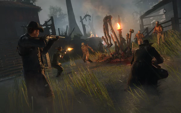 video game HUNT: Horrors of the Gilded Age HD Desktop Wallpaper | Background Image