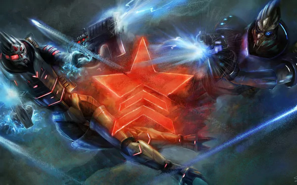 Garrus Vakarian video game Mass Effect HD Desktop Wallpaper | Background Image