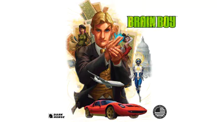 Comic brain boy HD Desktop Wallpaper | Background Image
