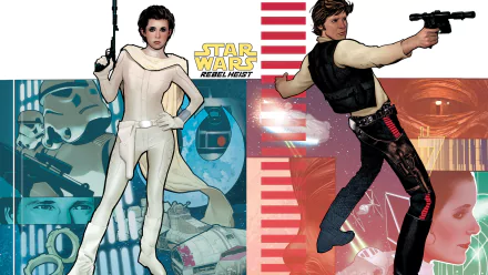 Han Solo Comic Star Wars HD Desktop Wallpaper | Background Image