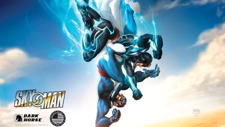 Comic skyman HD Desktop Wallpaper | Background Image