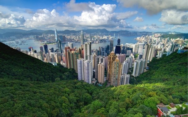 Man Made Hong Kong Cities China HD Wallpaper | Background Image
