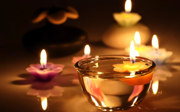 photography candle HD Desktop Wallpaper | Background Image