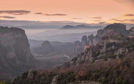 religious Meteora HD Desktop Wallpaper | Background Image