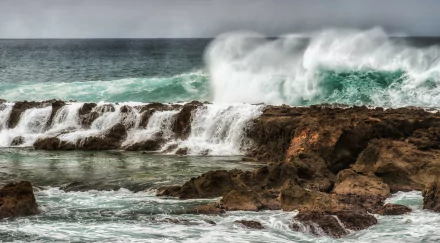 shore nature wave HD Desktop Wallpaper | Background Image