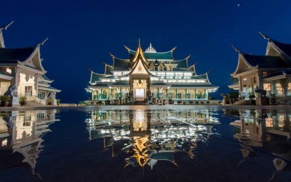 Religious Wat Pa Phu Kon Temples Temple Udon Thani Thailand HD Wallpaper | Background Image