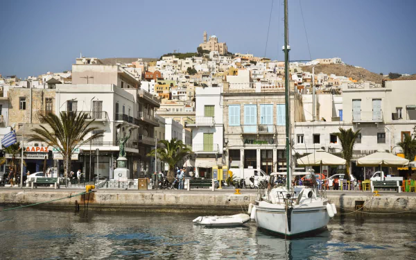 man made Ermoupoli HD Desktop Wallpaper | Background Image