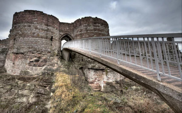 man made Beeston Castle HD Desktop Wallpaper | Background Image