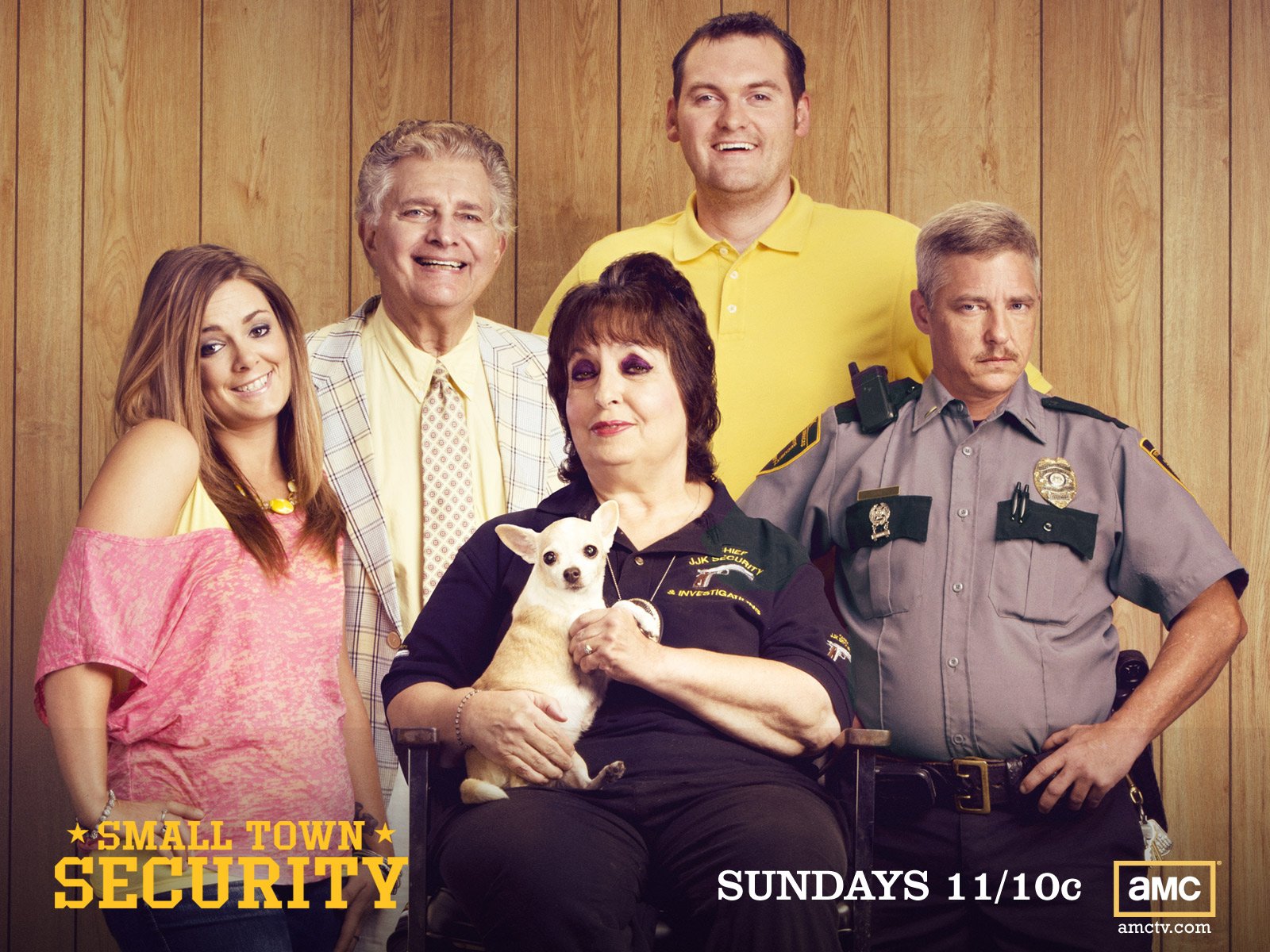 Download Cast Security TV Show Small Town Security Wallpaper