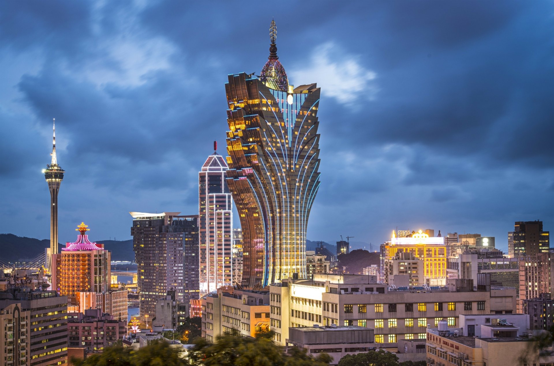 Macau.Grand Lisboa Hotel