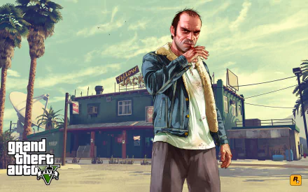 Trevor Philips video game Grand Theft Auto V HD Desktop Wallpaper | Background Image