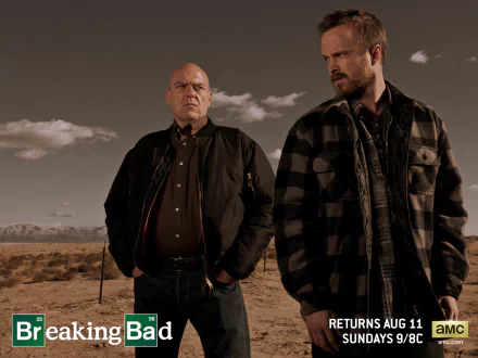 Dean Norris Aaron Paul Jesse Pinkman Hank Schrader TV Show Breaking Bad HD Desktop Wallpaper | Background Image