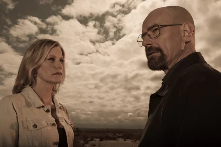 Bryan Cranston Anna Gunn Skyler White Walter White TV Show Breaking Bad HD Desktop Wallpaper | Background Image