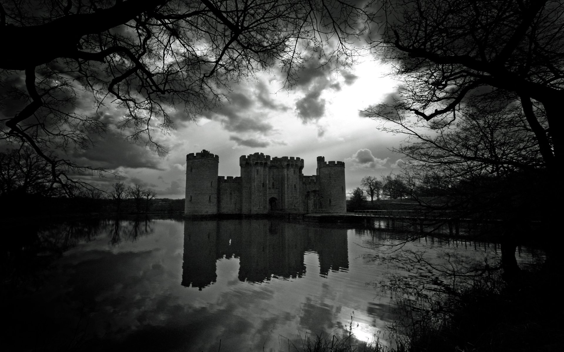 Download Man Made Bodiam Castle HD Wallpaper